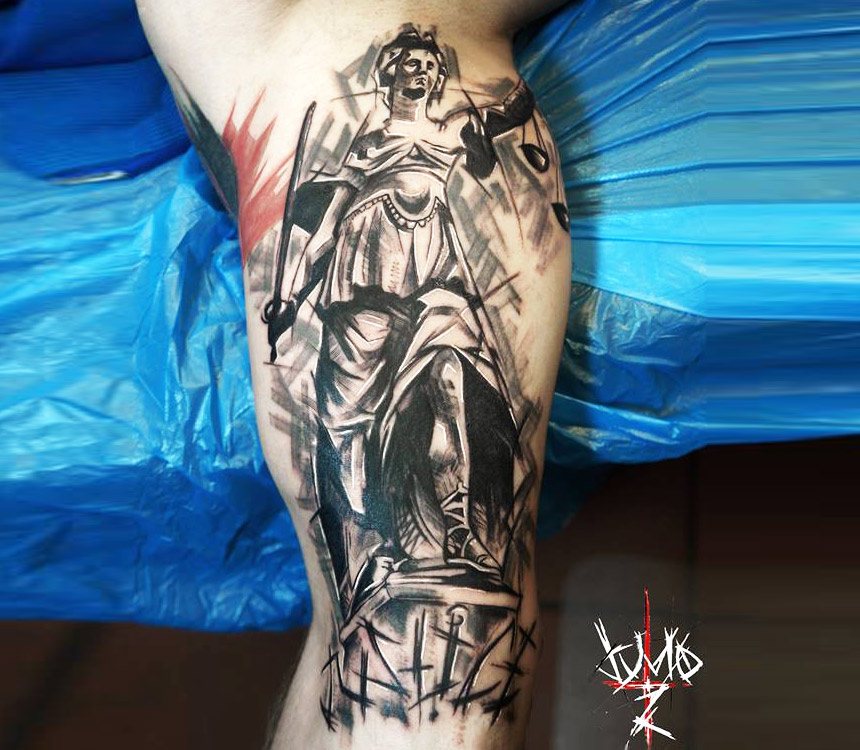 AND JUSTICE FOR ALL  Jerry Magni Tattoo Artist