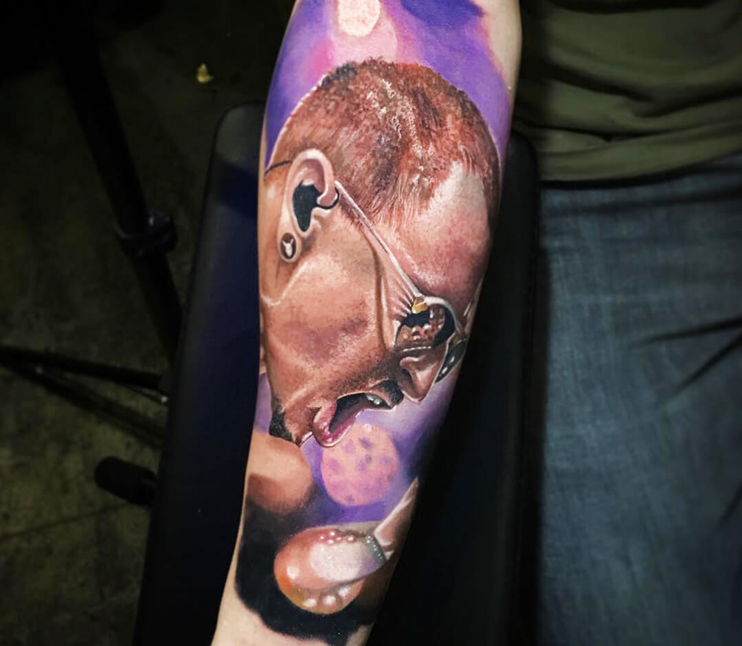 Chester Bennington Tattoo By Edward Best Photo 230