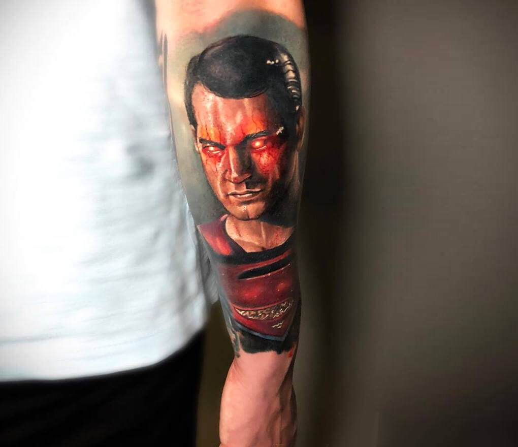 11 Superhero Tattoos That Aren't For the Fainthearted Fan | Superman tattoos,  Cool tattoos, Tattoo designs