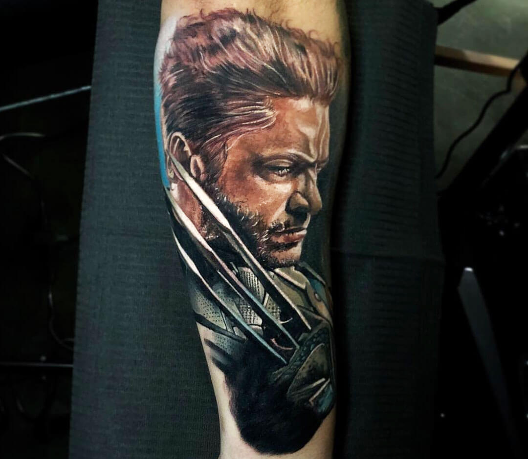 ArtStation - Wolverine tattoo