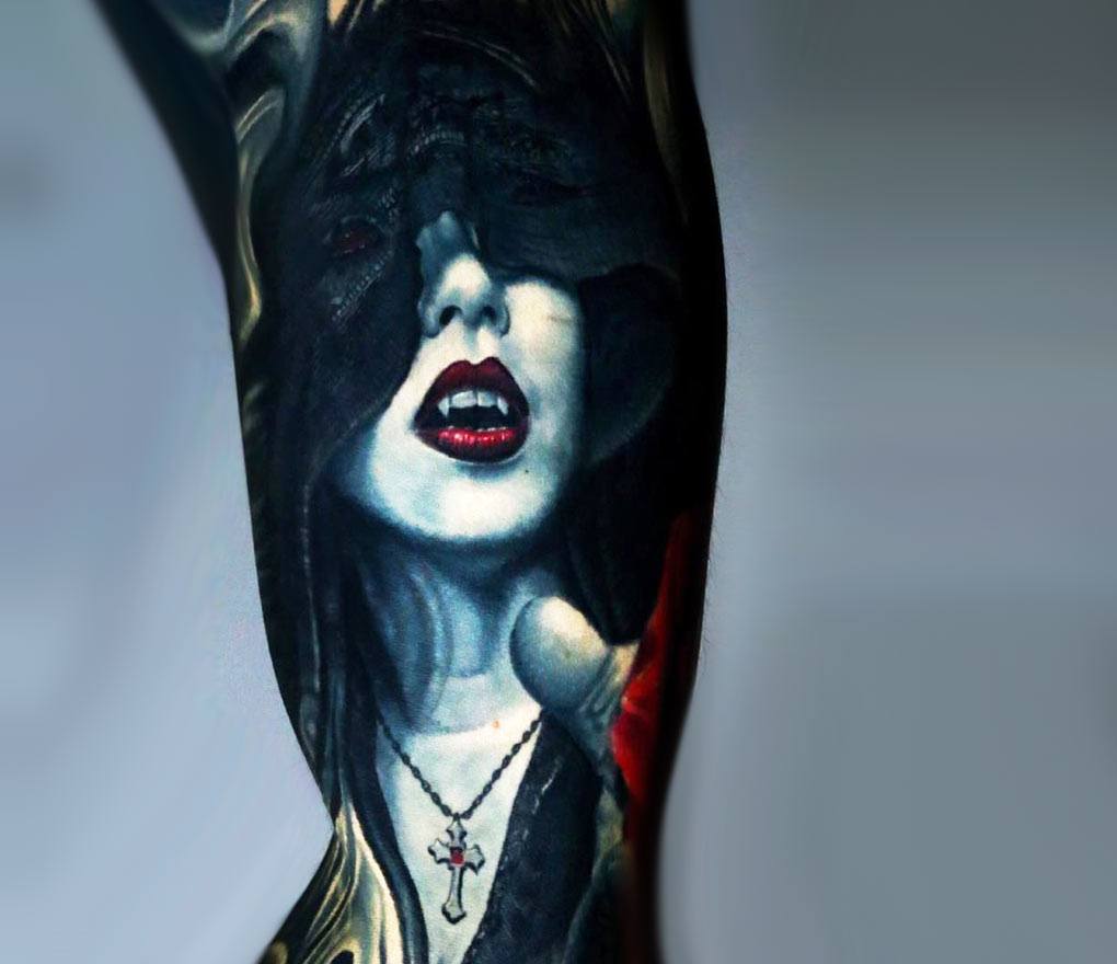 z Tattoo Geek - Ideas for best tattoos: Vampire Tattoo