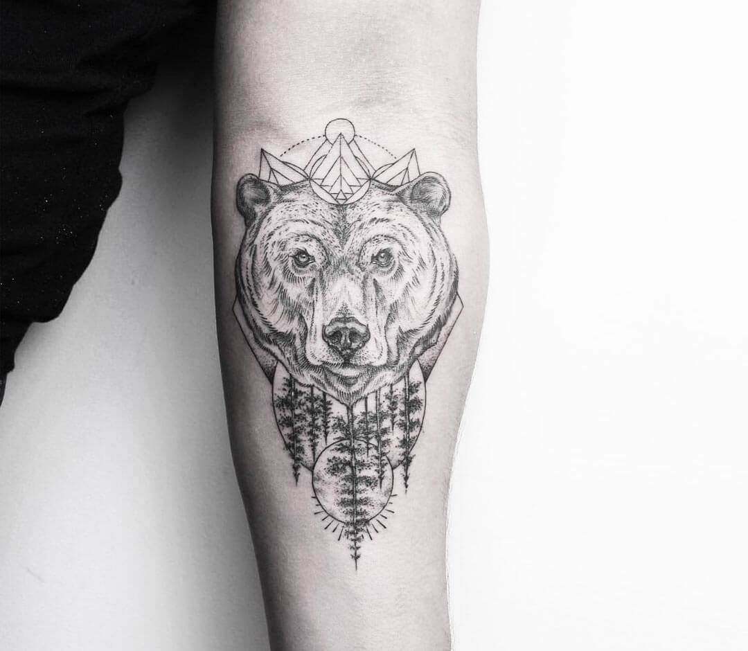 Bear With Me Semi-Permanent Tattoo. Lasts 1-2 weeks. Painless and easy to  apply. Organic ink. Browse more or create your own. | Inkbox™ |  Semi-Permanent Tattoos