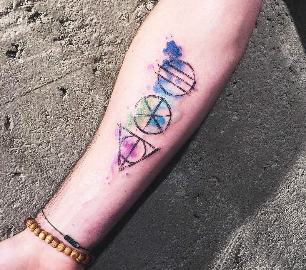 Watercolor Tattoo By Eva Krbdk Photo