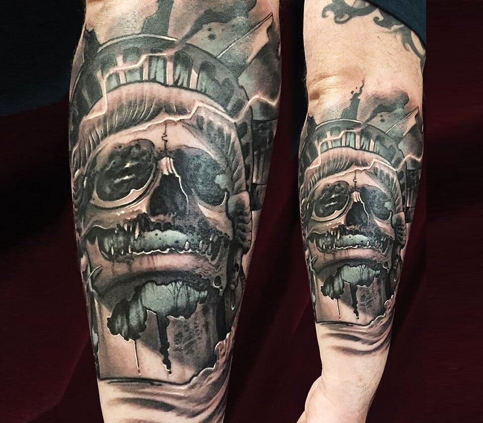 Darkside Tattoo  Tattoos  Sean OHara  Liberty