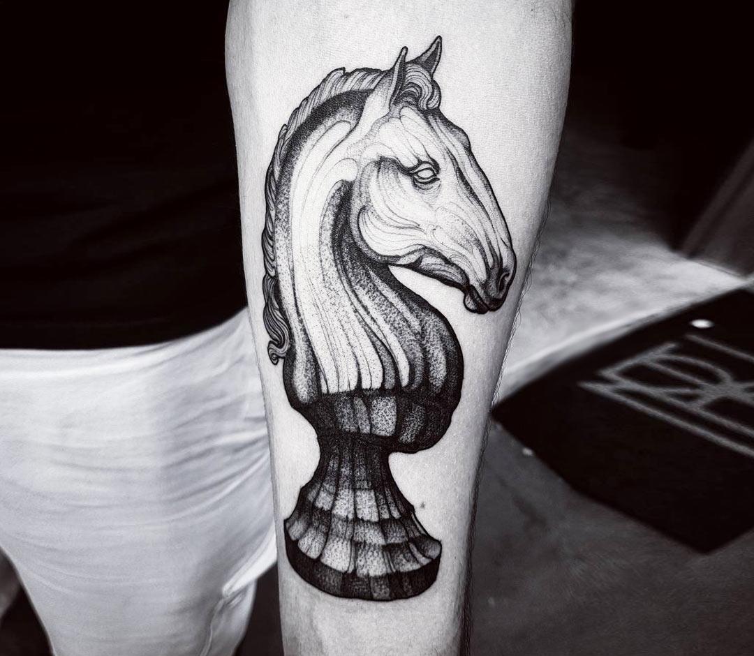 Horse Tattoo T-shirt – Colin Meredith Studio