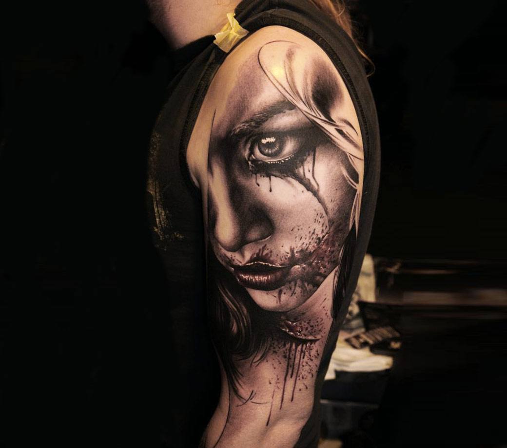 Creepy Tattoo Designs for the Dark and Edgy