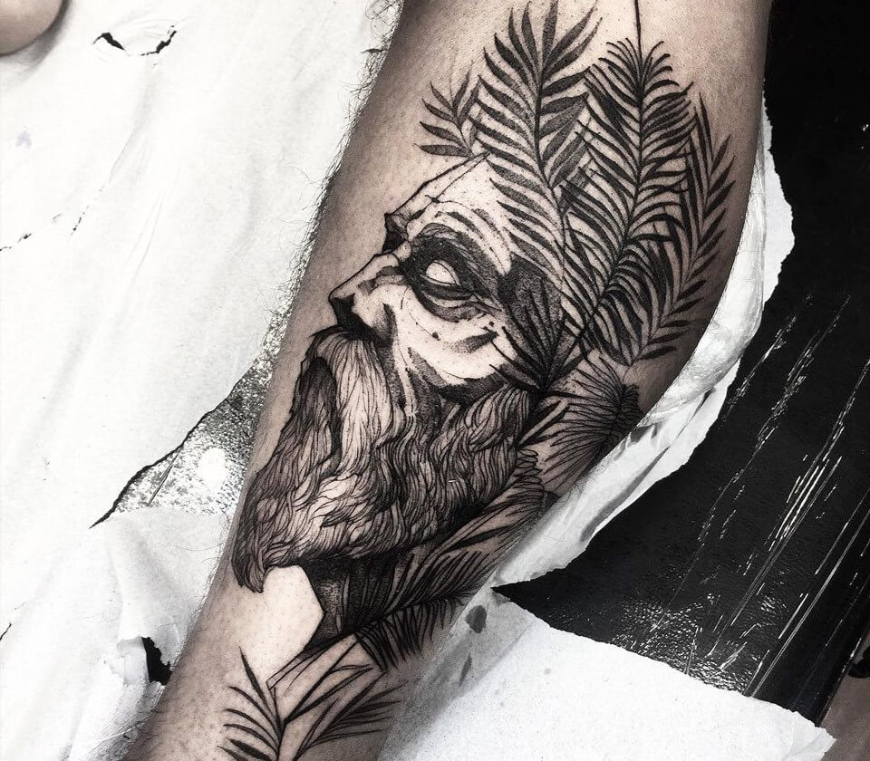 KREA - sacred geometry tattoo design, flower of life, sri yantra, dotwork,  design, tattoo, 8 k