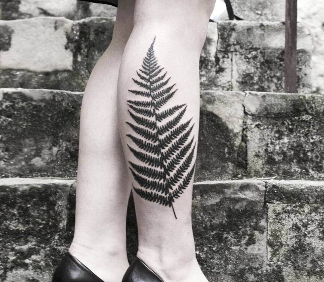 Fern Leaf Temporary Tattoo
