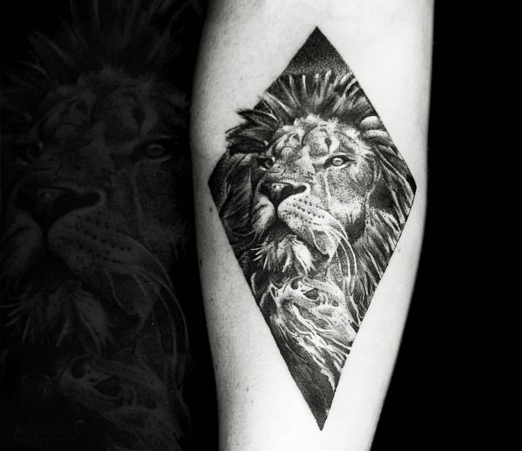 Lion Tattoo By Guillaume Martins Photo 24639