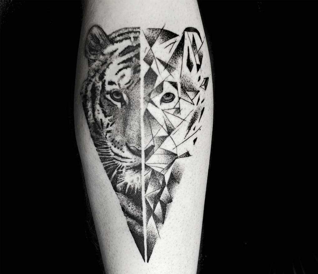 Tiger Tattoo Designs To Express Your Bravery - Cultura Colectiva | Tiger  tattoo design, Sleeve tattoos for women, Geometric tiger tattoo