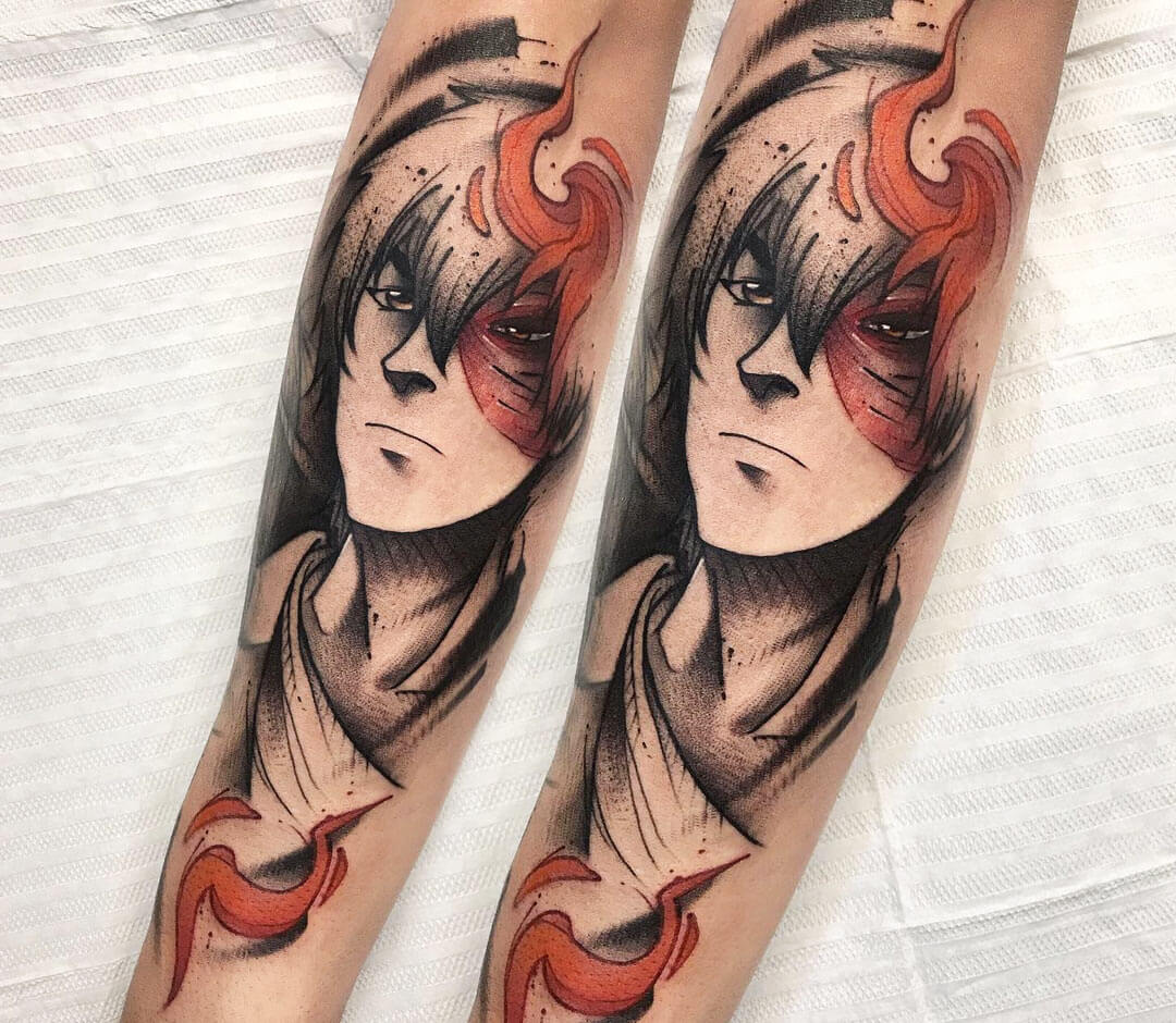 Tattoo uploaded by Lindsey May  This is just beautiful  Suki from Avatar  The Last Airbender  Tattoodo