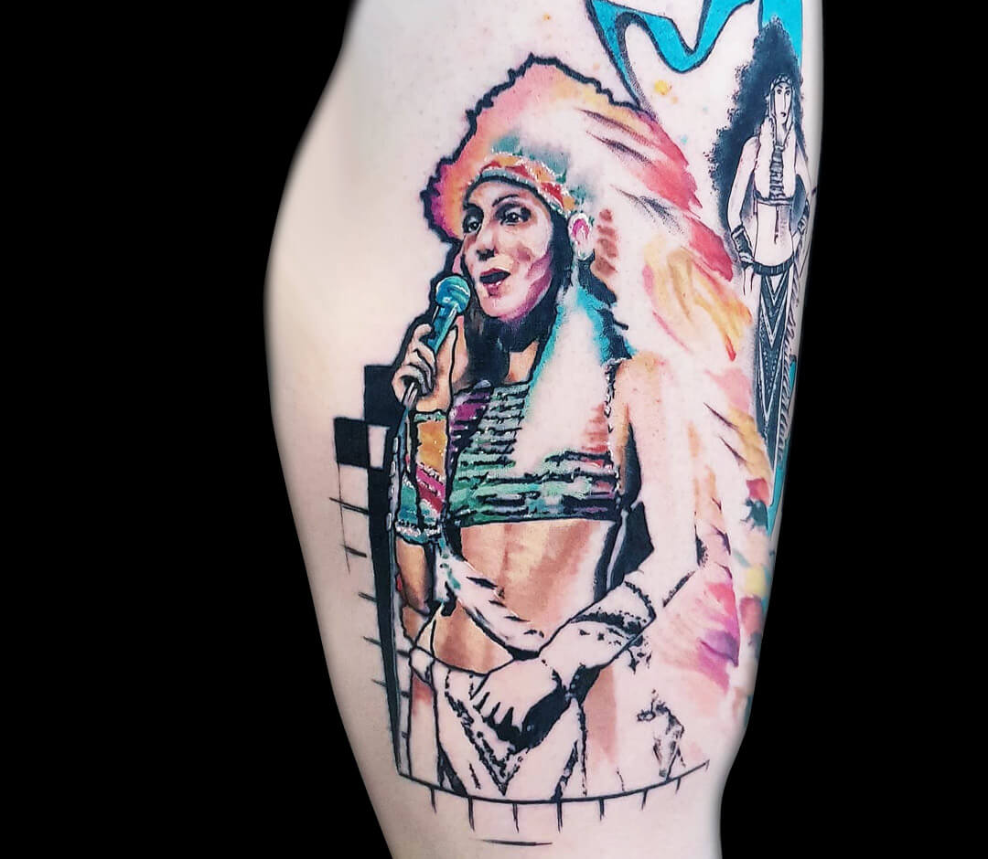 Cher tattoo by Ilaria Tattoo Art Photo 29302