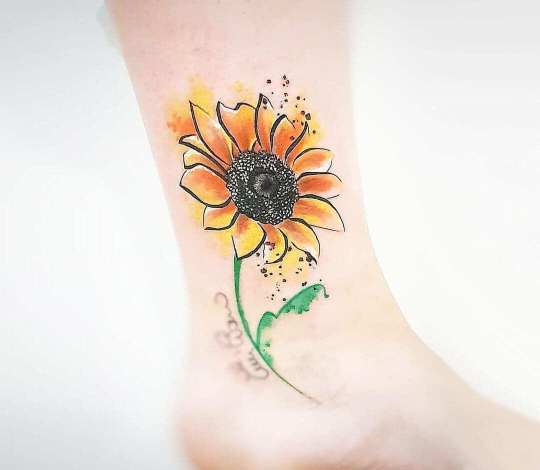 Discover the Meaning and Design Ideas of Realism Sunflower Tattoos   Certified Tattoo Studios
