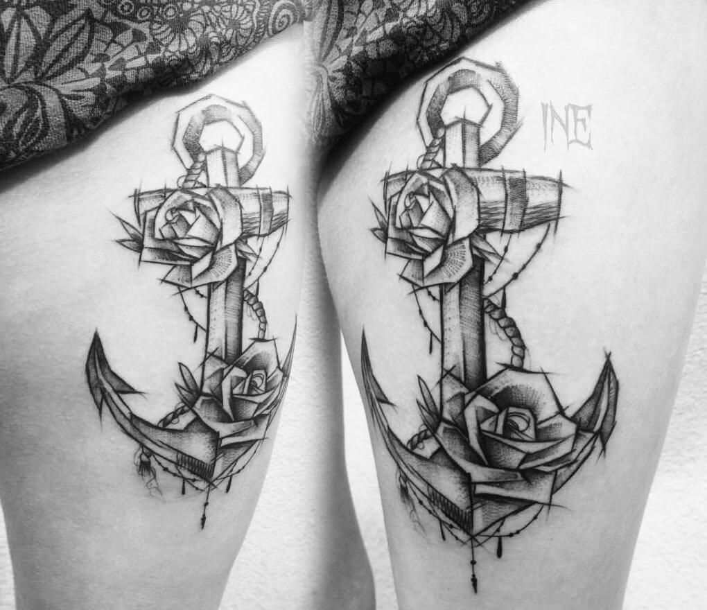 2,096 Anchor Roses Tattoo Images, Stock Photos, 3D objects, & Vectors |  Shutterstock