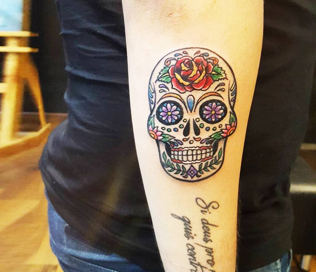 Mexican Skull Tattoo  TutorialChip