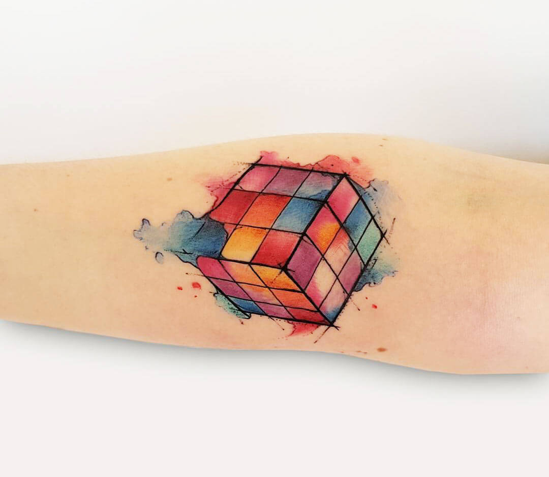 Tattoo uploaded by Christos Galiropoulos • Rubic cube... • Tattoodo