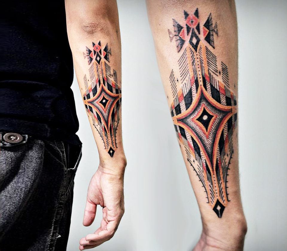 Custom an abstract full sleeve tattoo design by Duvida | Fiverr