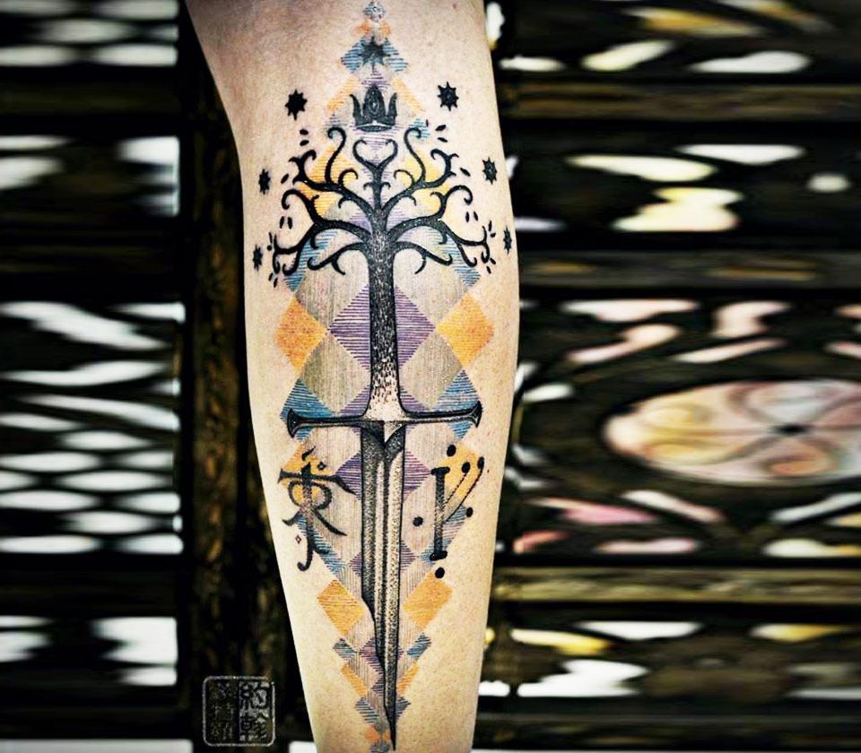 narsil in Tattoos  Search in 13M Tattoos Now  Tattoodo