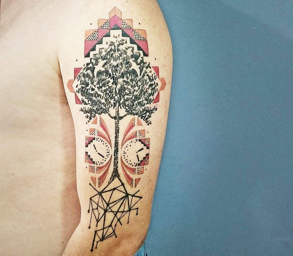 Celtic DNA Family Tree Tattoo — LuckyFish, Inc. and Tattoo Santa Barbara