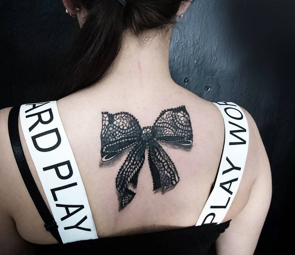Ribbon tattoo by Kafka Tattoo | Photo 26211
