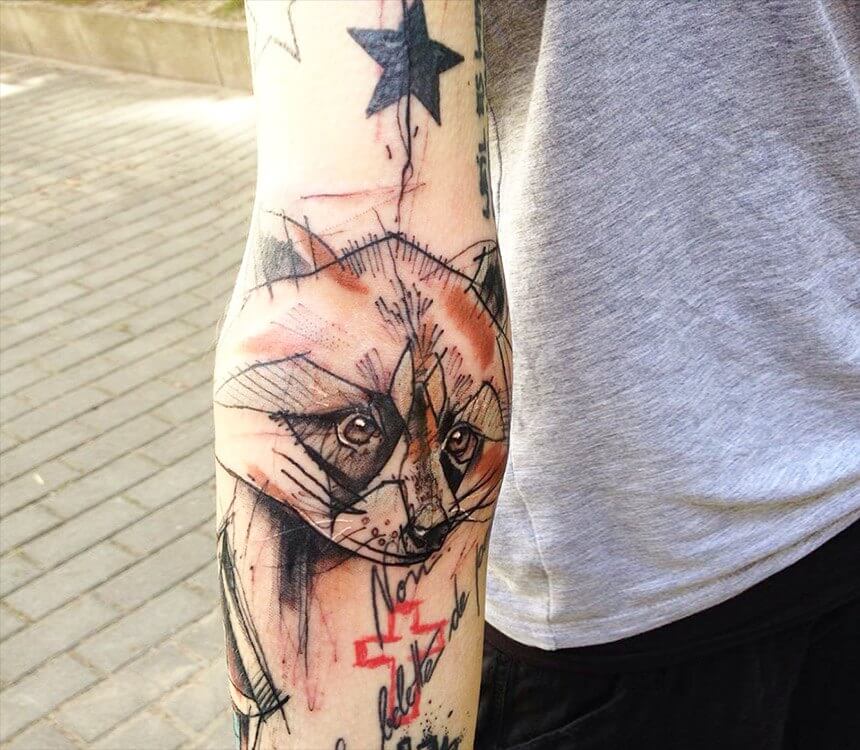 Animal tattoo by Kamil Mokot