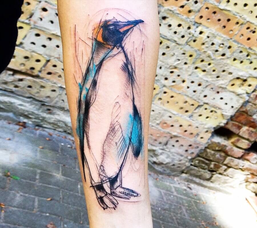 artist kamil mokot pinguin tattoo 18060112012