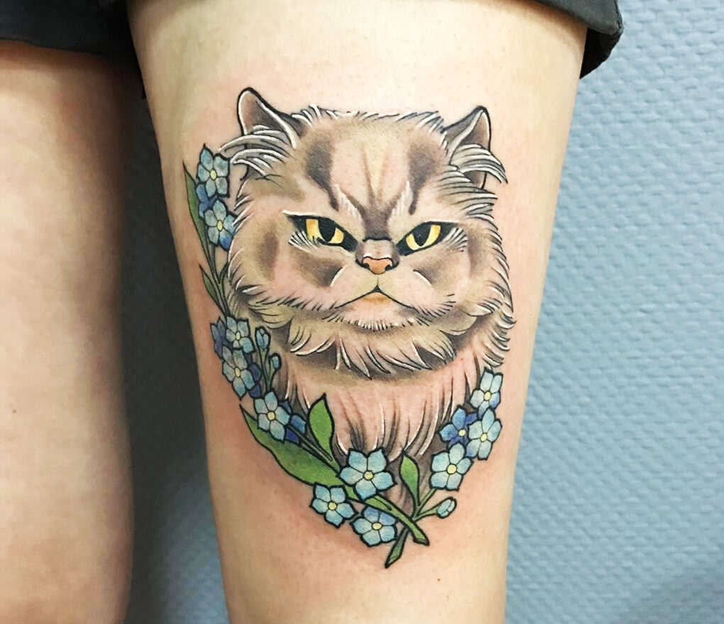 Cat tattoos Archives - Things&Ink