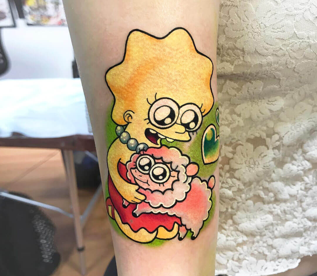 Showcase Your Love For Simpsons  Tattoo Meanings  TattoosWin