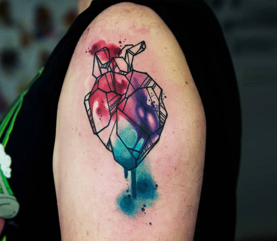 Heart Tattoo By Kateryna Zelenska Photo 22241