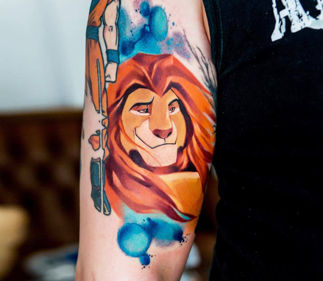 My First Tattoo - Lion King by KittyCatTsubaki on DeviantArt