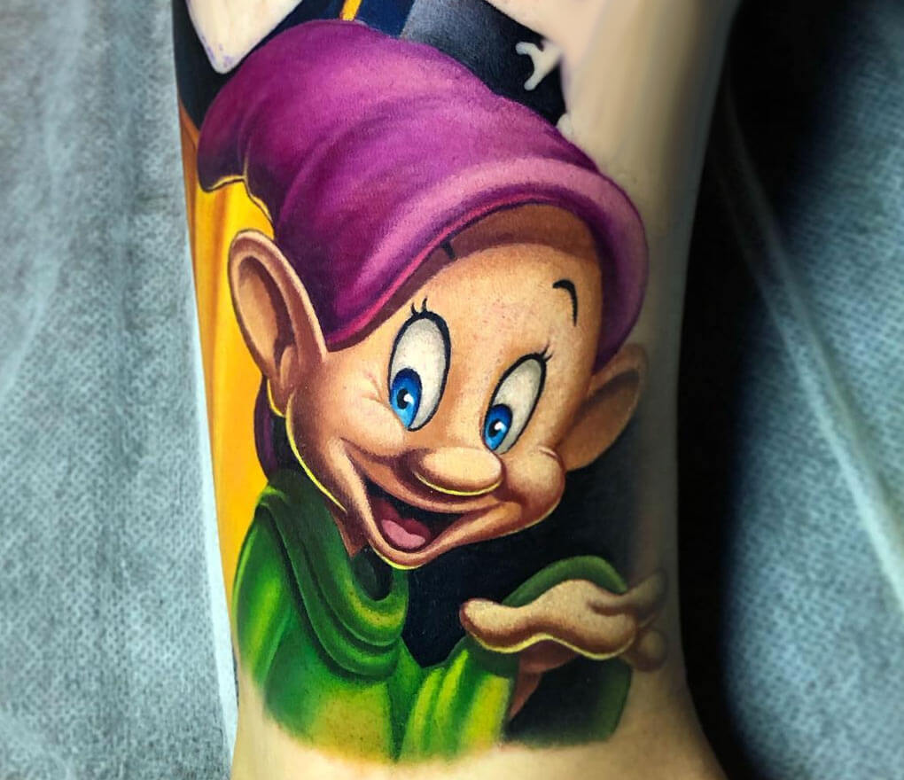 Dopey tattoo by Kegan Hawkins | Photo 26943