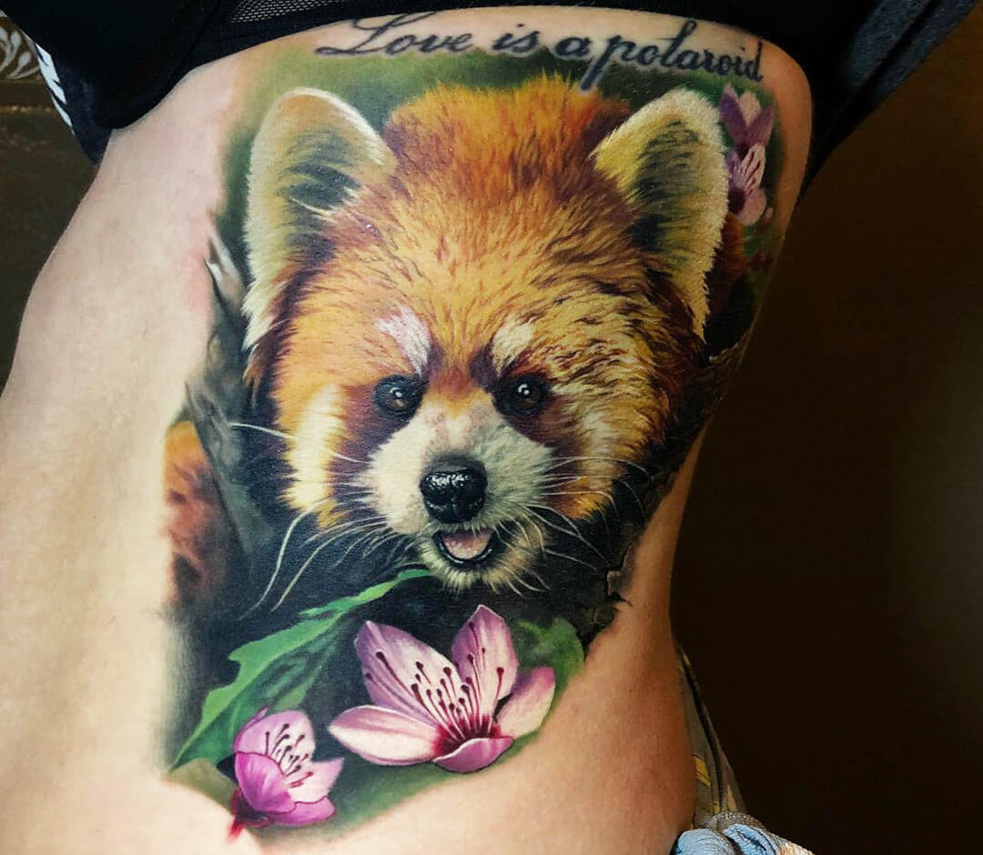 A cute red panda for Danielle by  Skull and Dagger Tattoo  Facebook