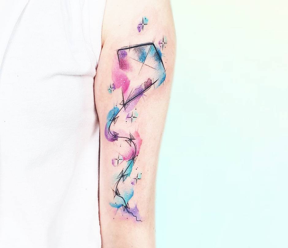 Kite tattoo by Kerste Diston | Photo 24453
