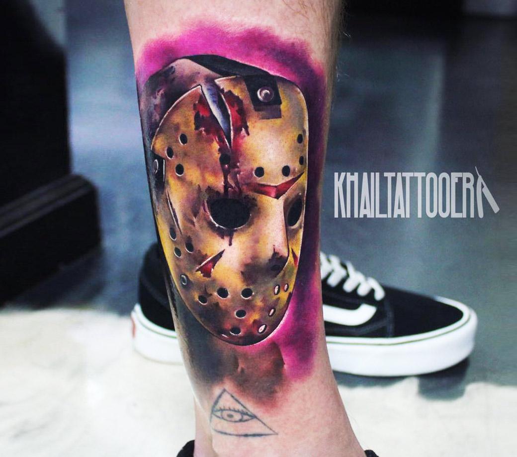 Jason Voorhees friday the 13th tattoo by Daniel Chashoudian TattooNOW