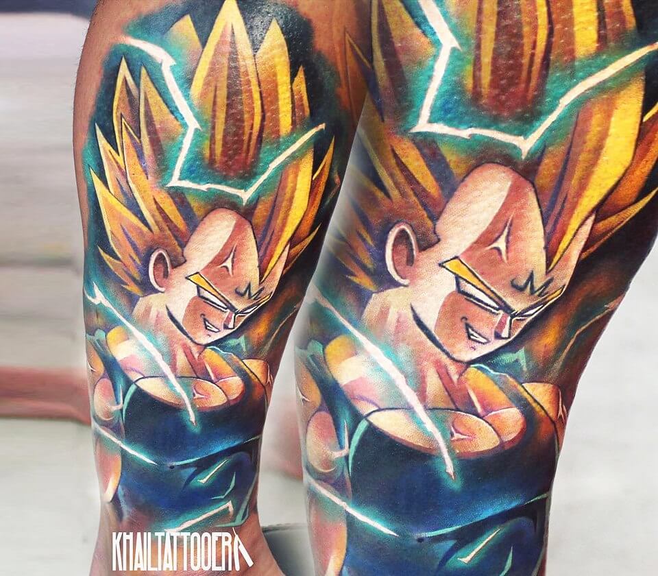 Vegeta Vs Goku Tattoo Design by Hamdoggz on DeviantArt