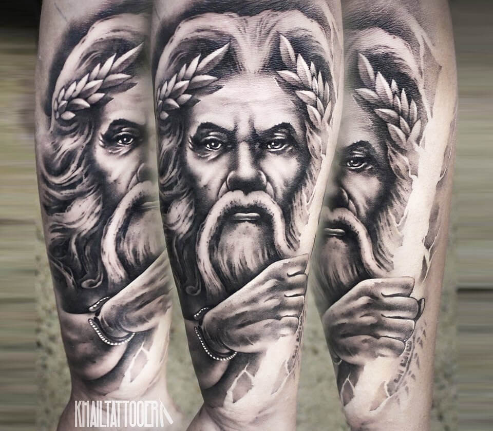 Zeus tattoo by Khail Tattooer Photo 20343