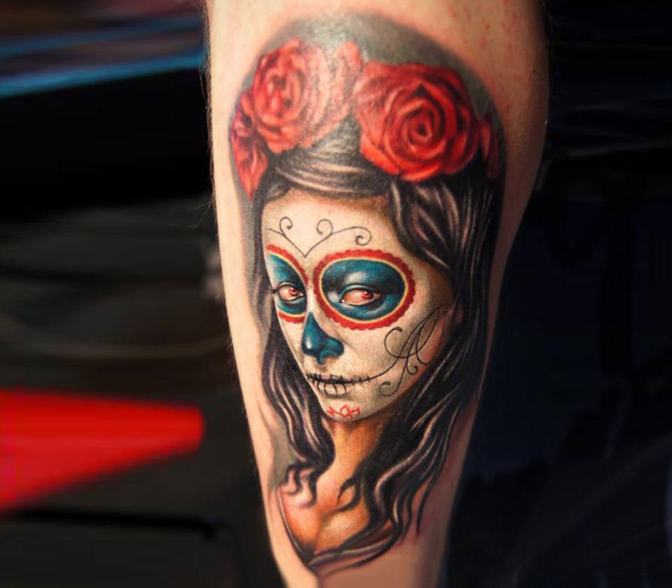 Muerte Tattoo By Khan Tattoo Photo 14184