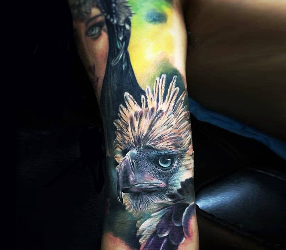 Philippine Eagle Tattoo