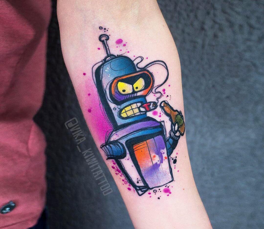 Bender tattoo by James Glenn  Post 23051