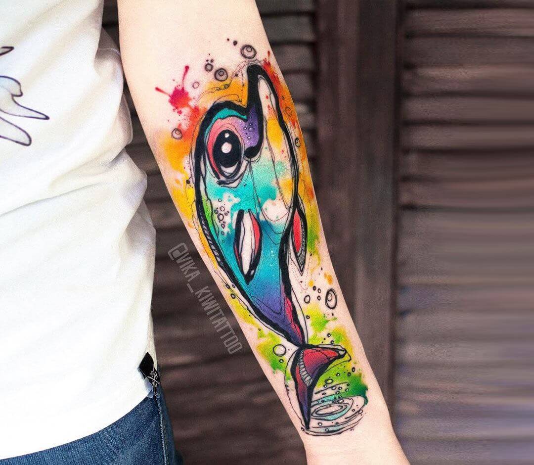 Watercolor koi fish 🐠 by @rachel_tattooartist . . . . . #watercolortattoo  #koifishtattoo #armtattoo #watercolorkoifish #koitattoo #a... | Instagram