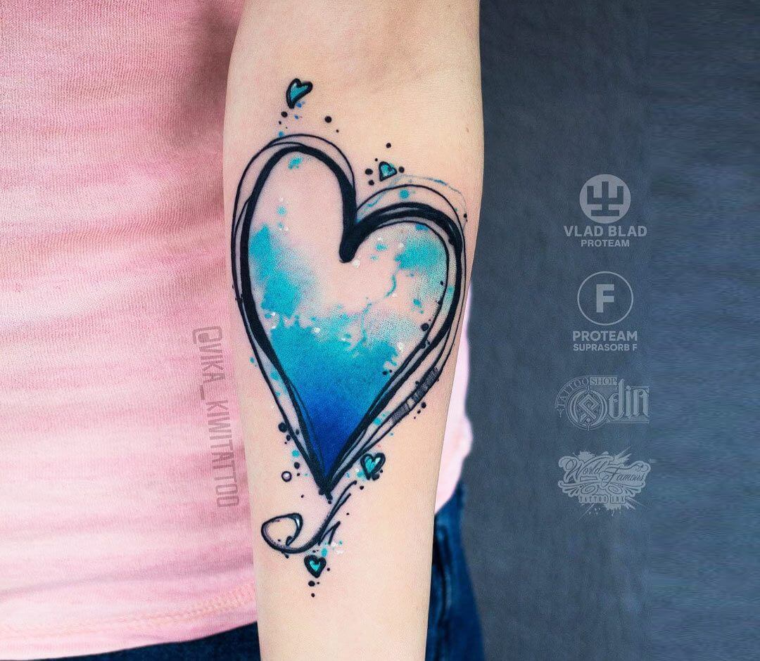 11+ Girly Heart Tattoo Ideas That Will Blow Your Mind! - alexie