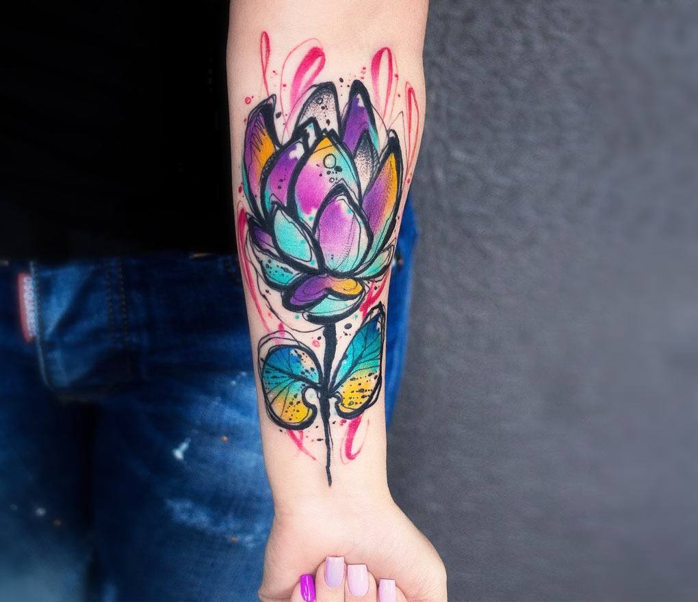 34+ Best Lotus Flower Tattoos On Ankle