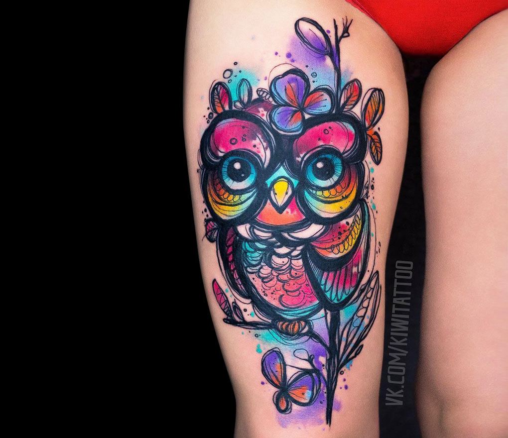 This person was promoting their work in a tattoo group, I'm OWL-ing! :  r/shittytattoos