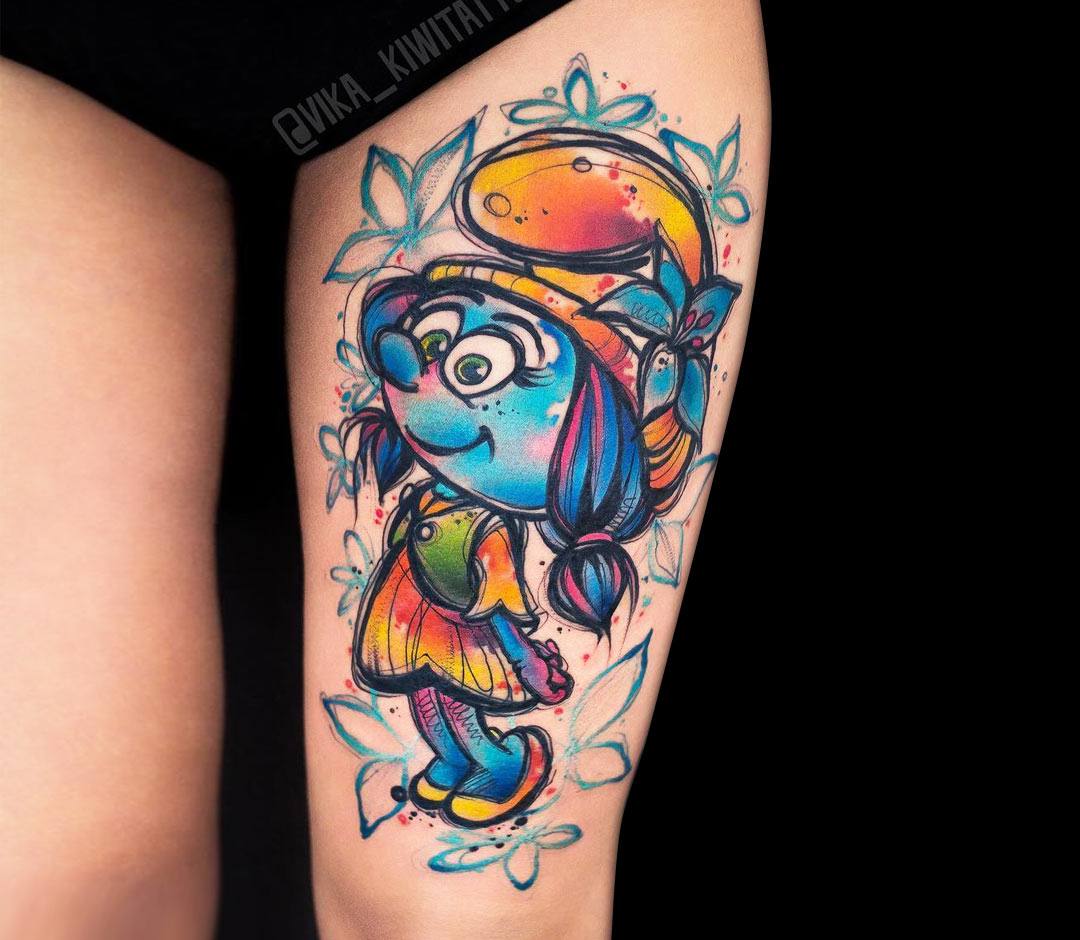 Smurf girl tattoo by Kiwi Tattoo Photo 22041