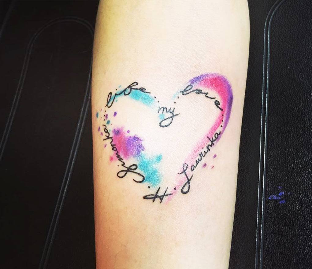 Kami Tattoo Arts - In memory of beloved cat 💔🐾💙 Thank you, Basia. • • •  • • #heart #watercolour #pawprint #paw #tattoos #soul #watercolor #paws  #catsofinstagram #ink #alwaysandforever #cats #inked #catstagram #