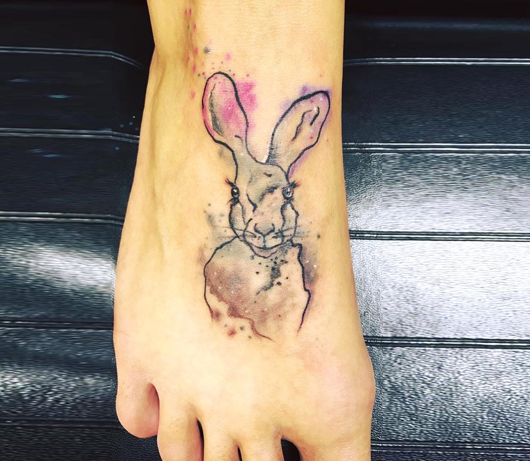 bunny tattoo. | my first tattoo in memory of bunny :) | Stacey Hurst |  Flickr