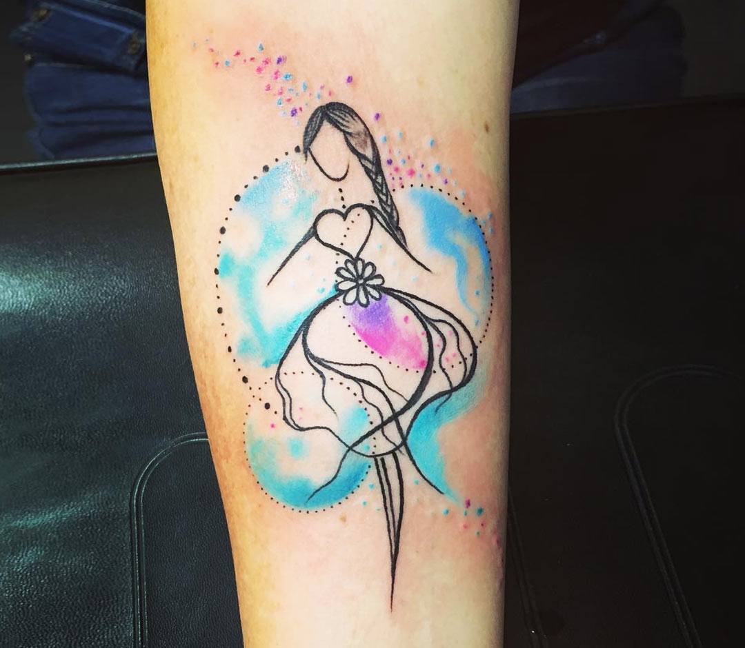 Chakra and Love watercolor from yesterday 😍this was so fun! Thank you!!!  ❤️ #tatto #lovetattoo #familytattoo #momtattoo #chakrata... | Instagram