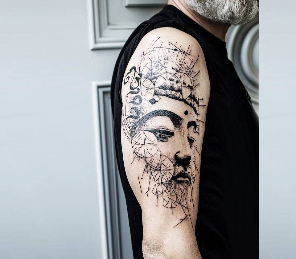 HCFL Tattoo : Tattoos : Realistic : Buddha