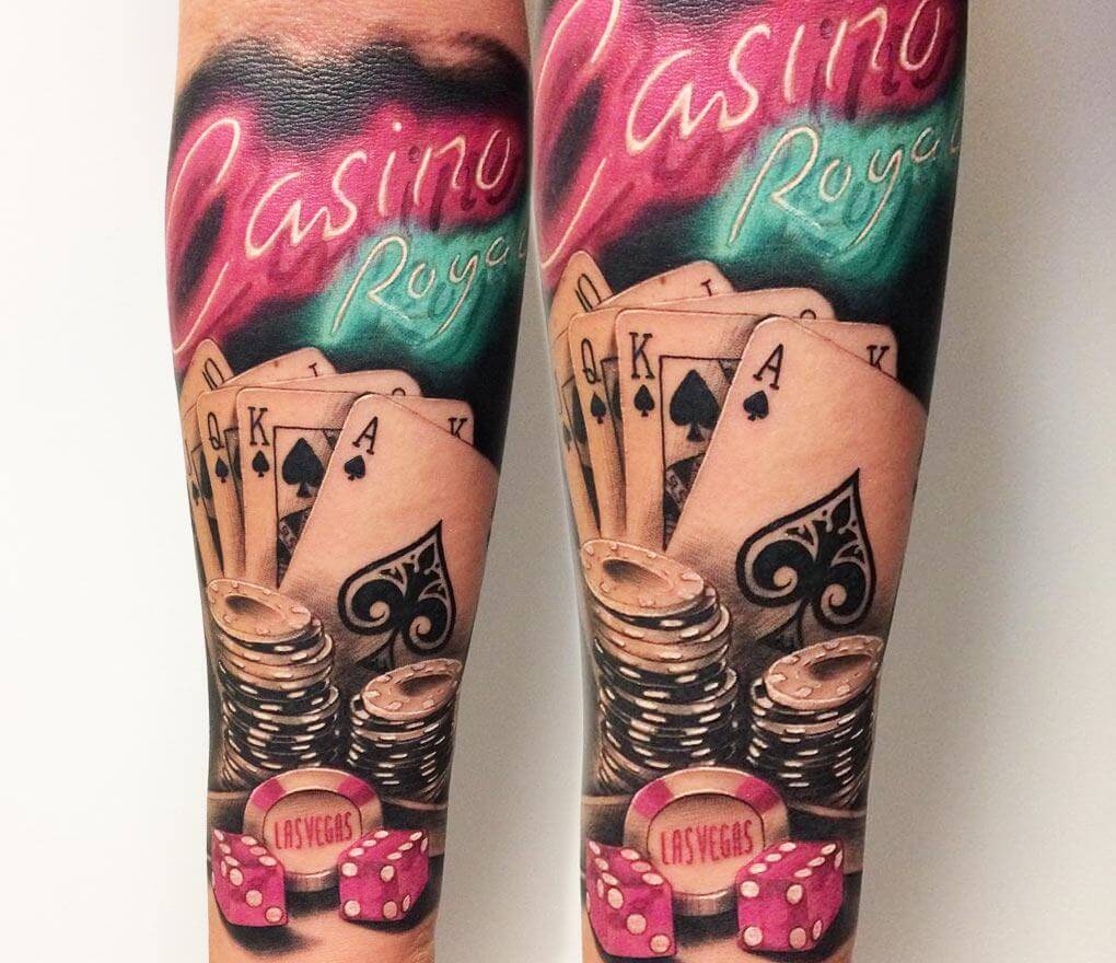 My Casino Dream, Temporary Tattoo, 48 18cm - Etsy Hong Kong