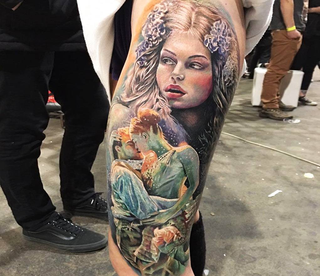 Avatar realistic color tattoo by aung swe oo  rAvatar
